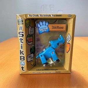 Stikbot Safari Pets Solid Blue StikRhino